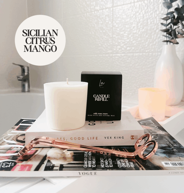 Sicilian Citrus Mango Candle Refill